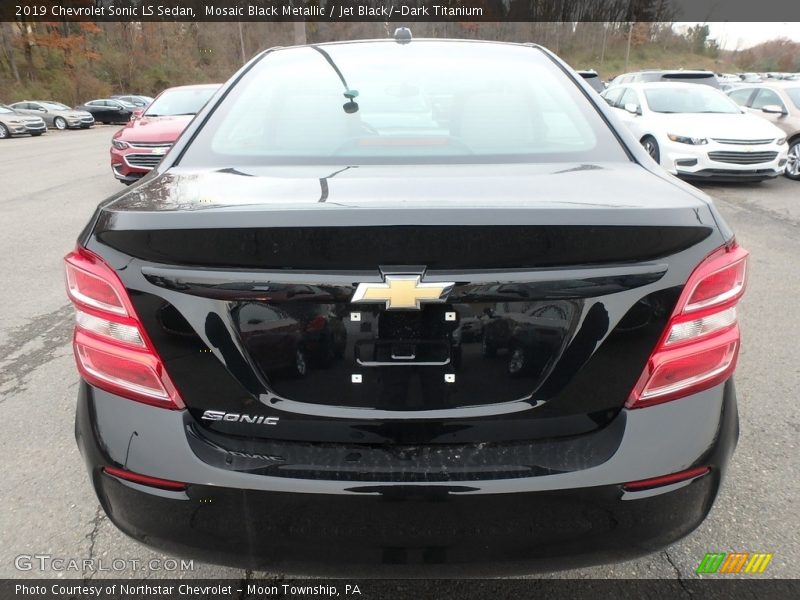 Mosaic Black Metallic / Jet Black/­Dark Titanium 2019 Chevrolet Sonic LS Sedan