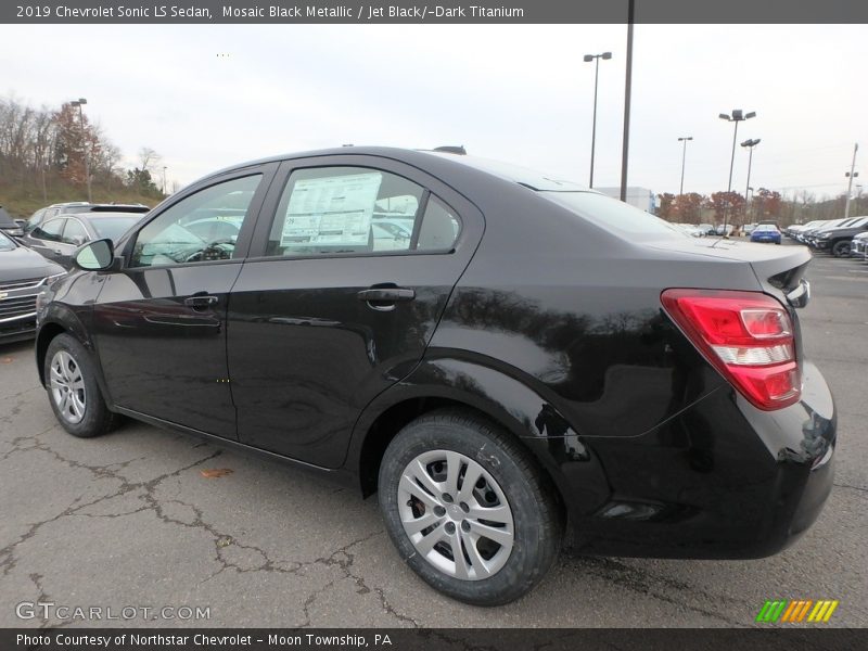 Mosaic Black Metallic / Jet Black/­Dark Titanium 2019 Chevrolet Sonic LS Sedan