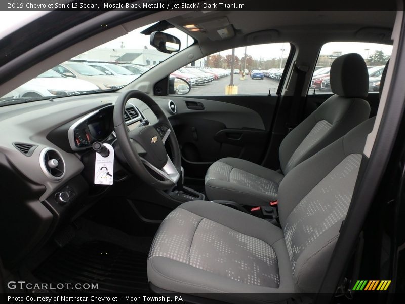 Mosaic Black Metallic / Jet Black/­Dark Titanium 2019 Chevrolet Sonic LS Sedan