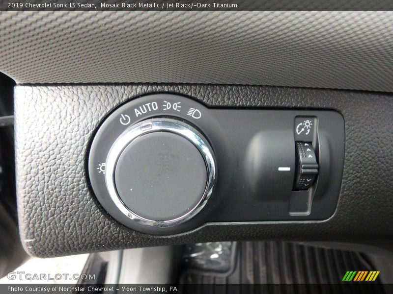 Mosaic Black Metallic / Jet Black/­Dark Titanium 2019 Chevrolet Sonic LS Sedan