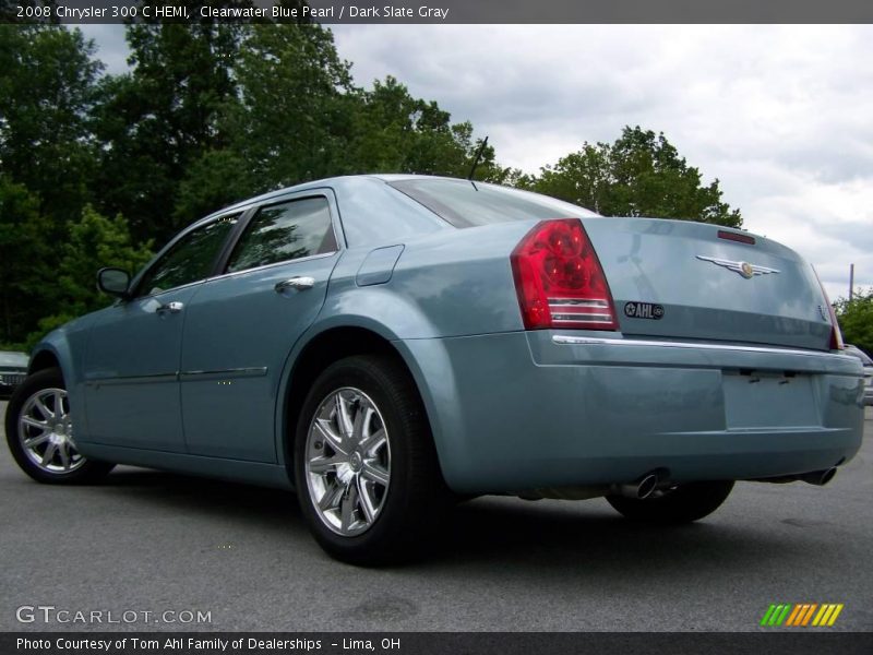 Clearwater Blue Pearl / Dark Slate Gray 2008 Chrysler 300 C HEMI