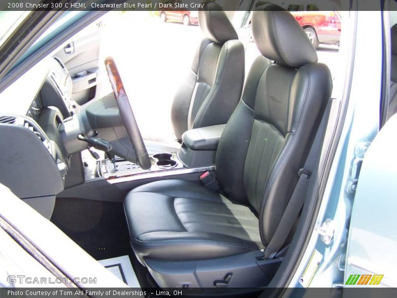 Clearwater Blue Pearl / Dark Slate Gray 2008 Chrysler 300 C HEMI