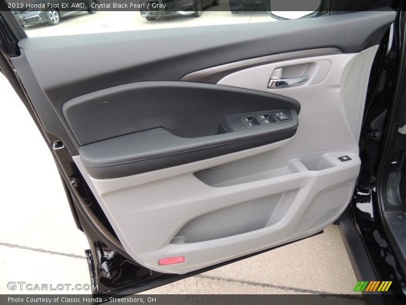 Crystal Black Pearl / Gray 2019 Honda Pilot EX AWD