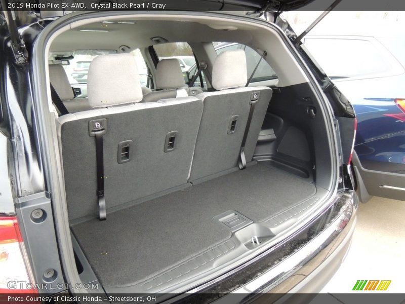 Crystal Black Pearl / Gray 2019 Honda Pilot EX AWD