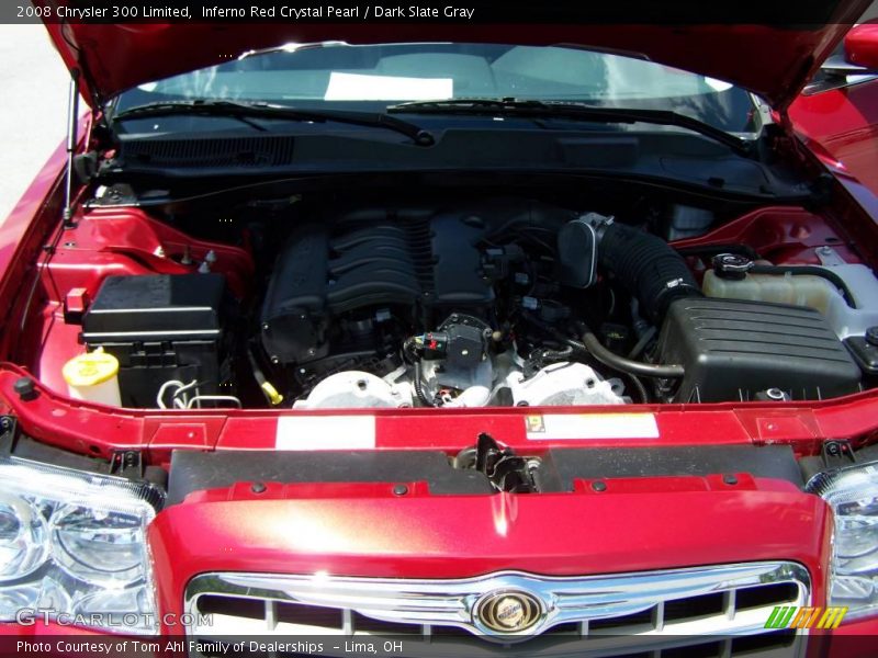 Inferno Red Crystal Pearl / Dark Slate Gray 2008 Chrysler 300 Limited