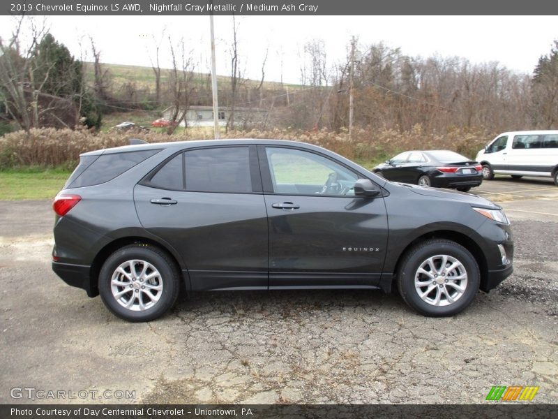 Nightfall Gray Metallic / Medium Ash Gray 2019 Chevrolet Equinox LS AWD