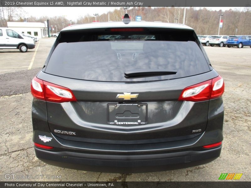 Nightfall Gray Metallic / Medium Ash Gray 2019 Chevrolet Equinox LS AWD