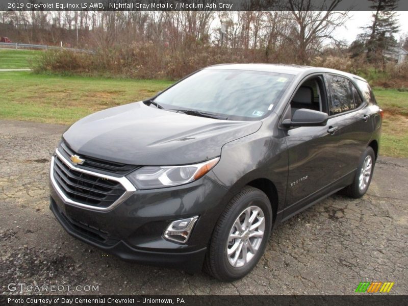 Nightfall Gray Metallic / Medium Ash Gray 2019 Chevrolet Equinox LS AWD