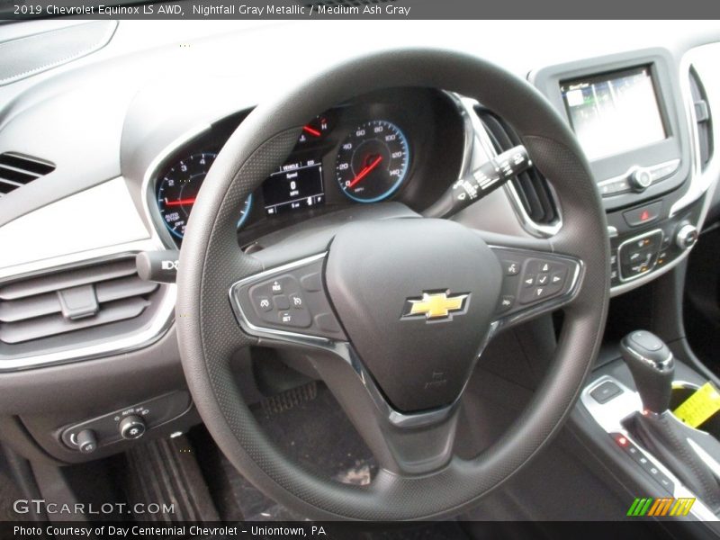 Nightfall Gray Metallic / Medium Ash Gray 2019 Chevrolet Equinox LS AWD