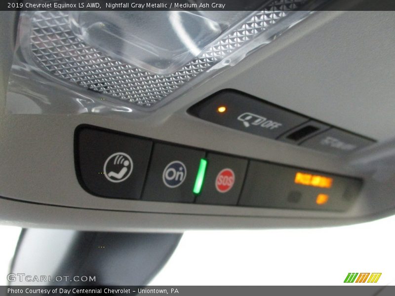 Nightfall Gray Metallic / Medium Ash Gray 2019 Chevrolet Equinox LS AWD