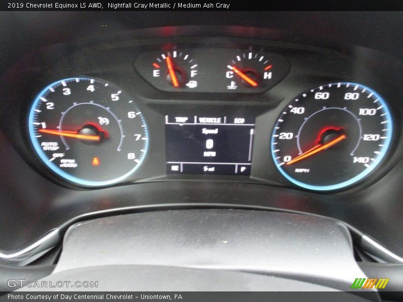 Nightfall Gray Metallic / Medium Ash Gray 2019 Chevrolet Equinox LS AWD