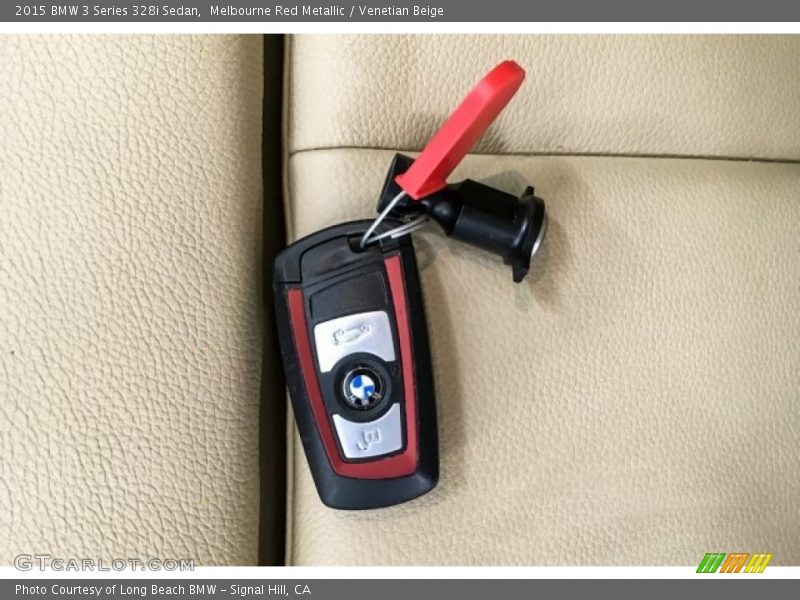 Melbourne Red Metallic / Venetian Beige 2015 BMW 3 Series 328i Sedan