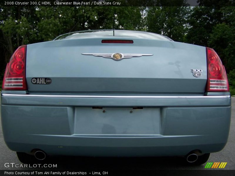 Clearwater Blue Pearl / Dark Slate Gray 2008 Chrysler 300 C HEMI
