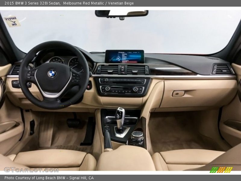 Melbourne Red Metallic / Venetian Beige 2015 BMW 3 Series 328i Sedan