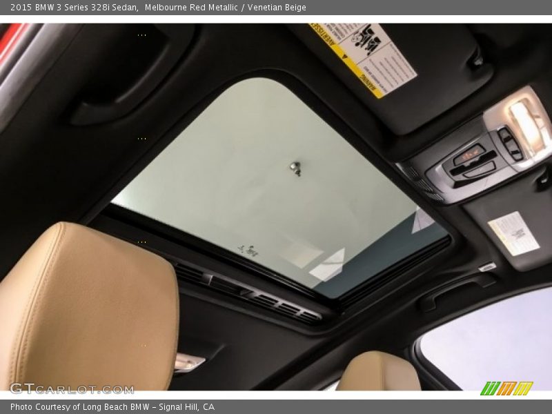 Melbourne Red Metallic / Venetian Beige 2015 BMW 3 Series 328i Sedan