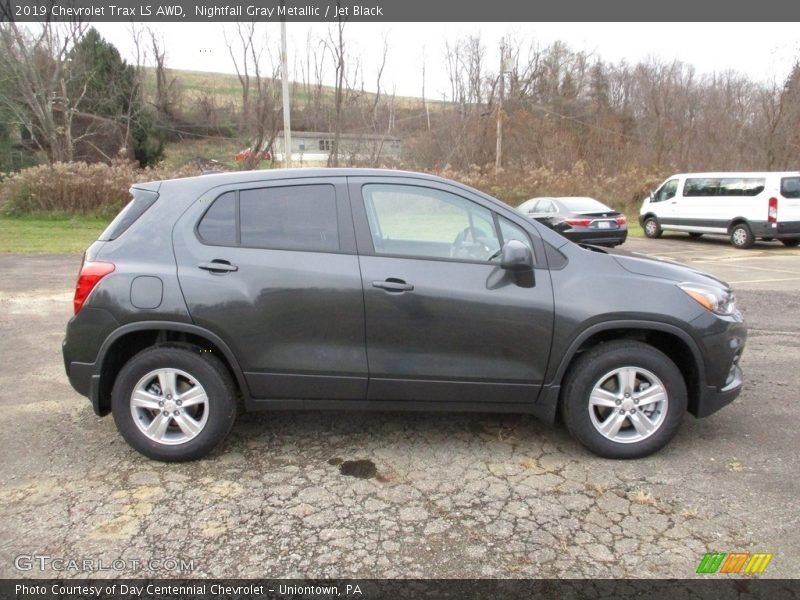 Nightfall Gray Metallic / Jet Black 2019 Chevrolet Trax LS AWD