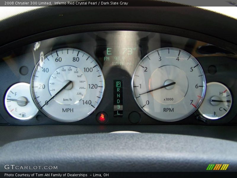 Inferno Red Crystal Pearl / Dark Slate Gray 2008 Chrysler 300 Limited