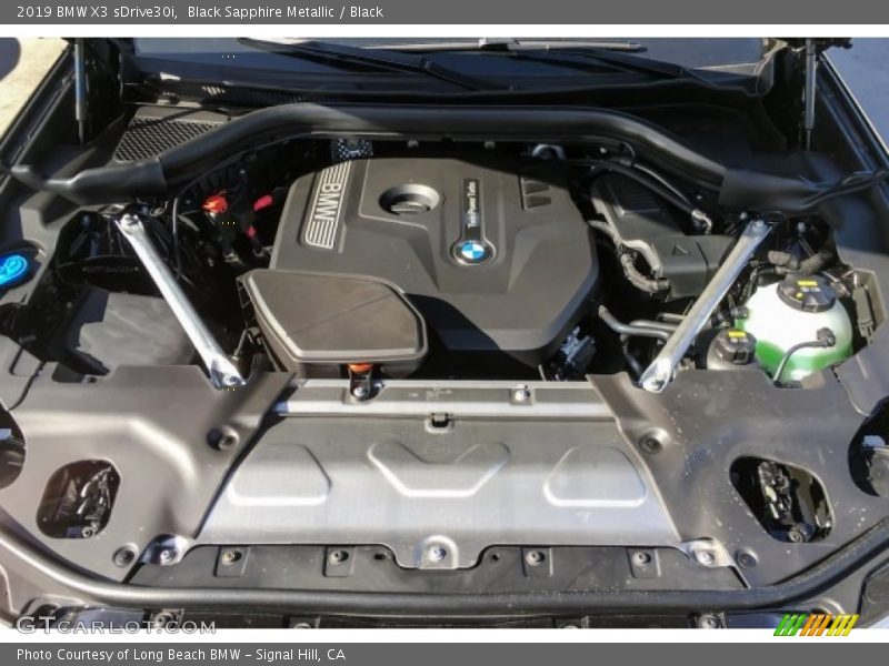 Black Sapphire Metallic / Black 2019 BMW X3 sDrive30i