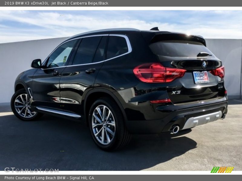 Jet Black / Canberra Beige/Black 2019 BMW X3 xDrive30i