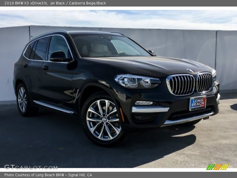 Jet Black / Canberra Beige/Black 2019 BMW X3 xDrive30i