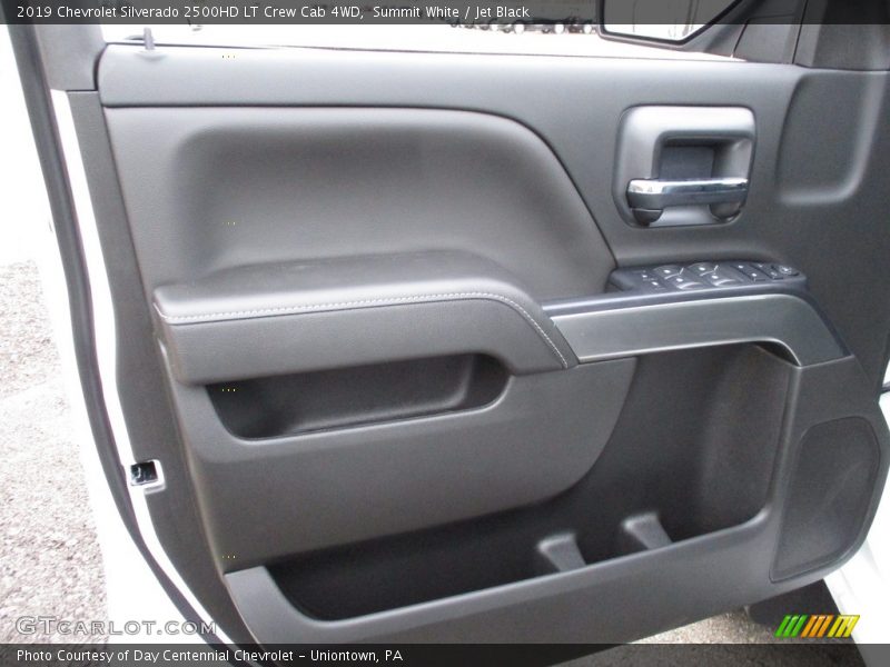 Summit White / Jet Black 2019 Chevrolet Silverado 2500HD LT Crew Cab 4WD