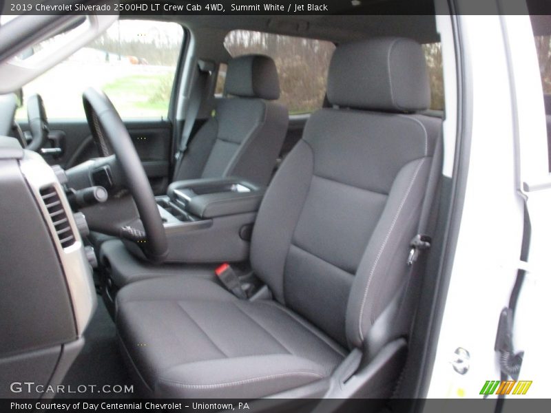 Summit White / Jet Black 2019 Chevrolet Silverado 2500HD LT Crew Cab 4WD
