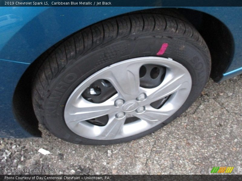Caribbean Blue Metallic / Jet Black 2019 Chevrolet Spark LS