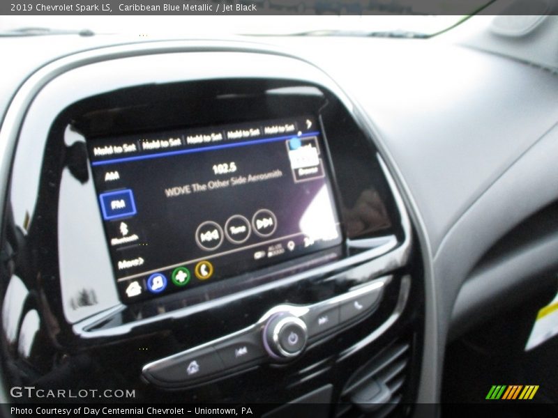 Caribbean Blue Metallic / Jet Black 2019 Chevrolet Spark LS