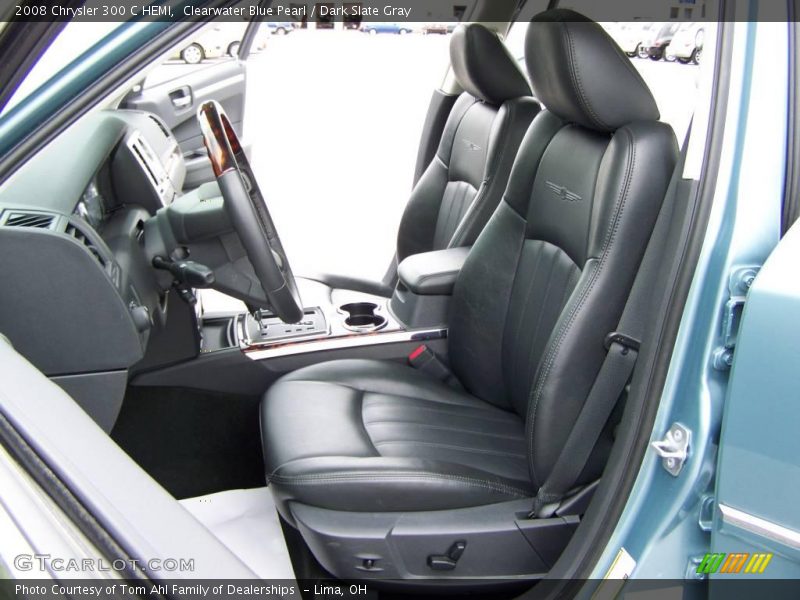 Clearwater Blue Pearl / Dark Slate Gray 2008 Chrysler 300 C HEMI