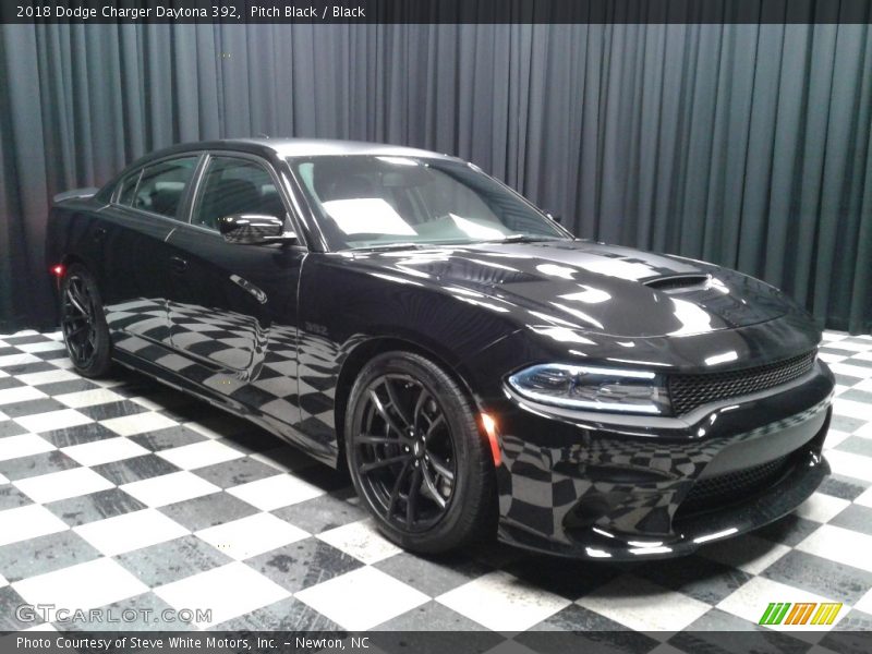 Pitch Black / Black 2018 Dodge Charger Daytona 392