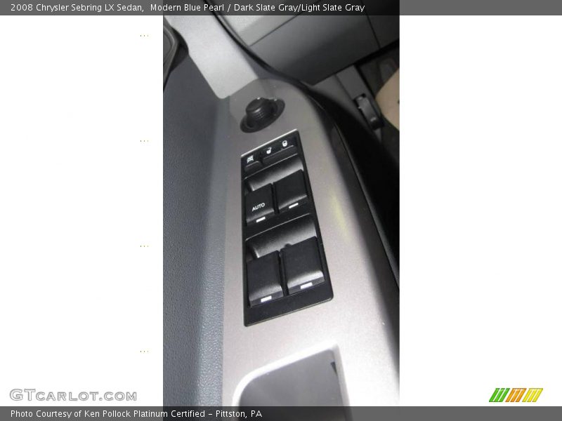 Modern Blue Pearl / Dark Slate Gray/Light Slate Gray 2008 Chrysler Sebring LX Sedan