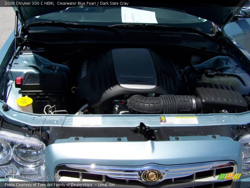 Clearwater Blue Pearl / Dark Slate Gray 2008 Chrysler 300 C HEMI