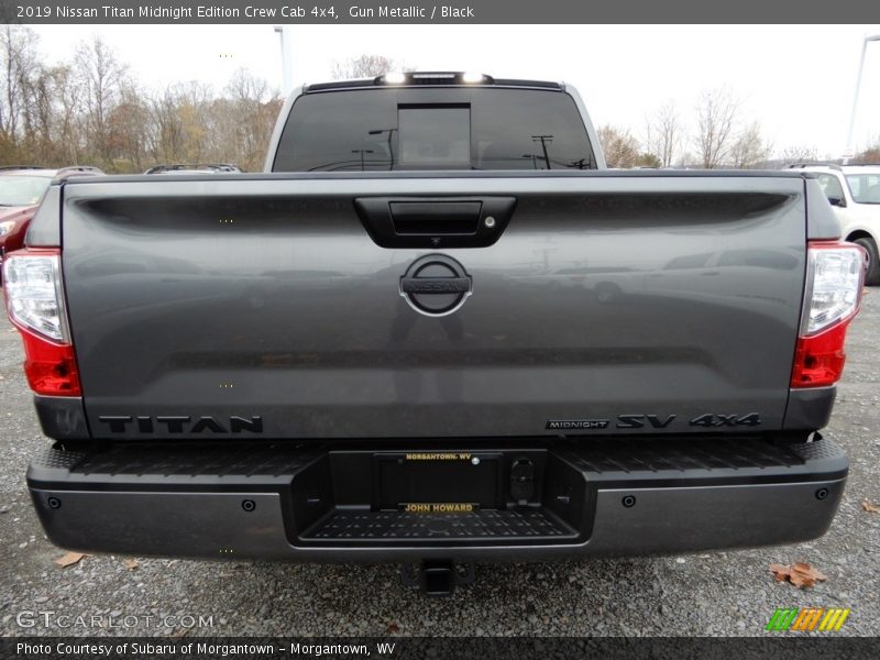 Gun Metallic / Black 2019 Nissan Titan Midnight Edition Crew Cab 4x4