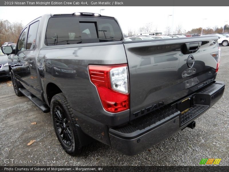 Gun Metallic / Black 2019 Nissan Titan Midnight Edition Crew Cab 4x4