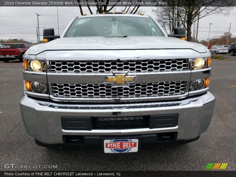 Summit White / Dark Ash/Jet Black 2019 Chevrolet Silverado 2500HD Work Truck Double Cab