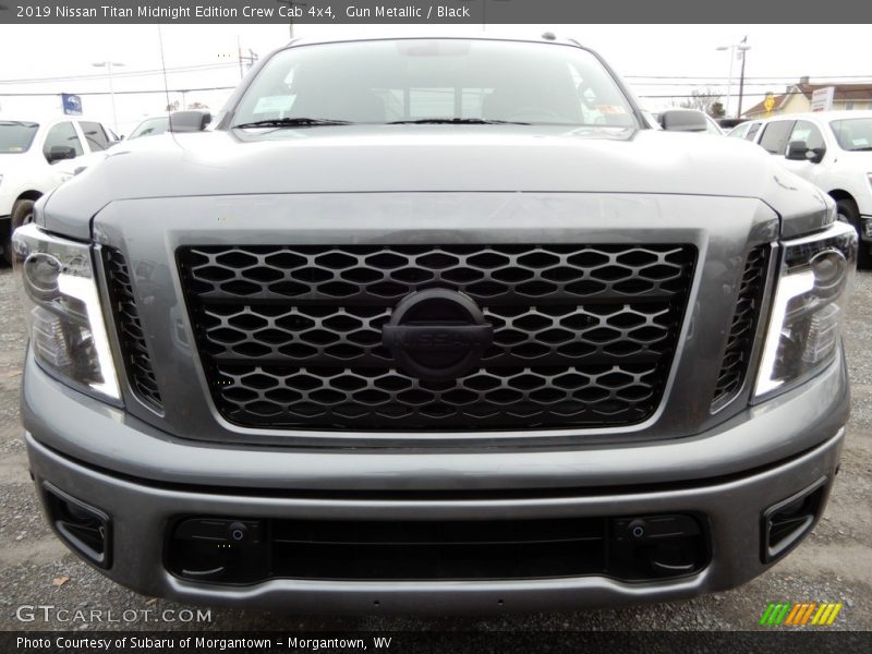 Gun Metallic / Black 2019 Nissan Titan Midnight Edition Crew Cab 4x4