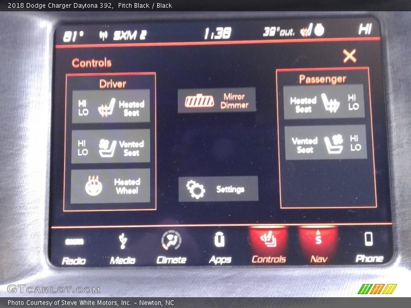 Pitch Black / Black 2018 Dodge Charger Daytona 392