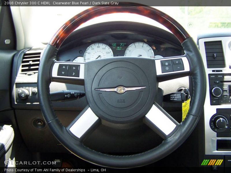 Clearwater Blue Pearl / Dark Slate Gray 2008 Chrysler 300 C HEMI