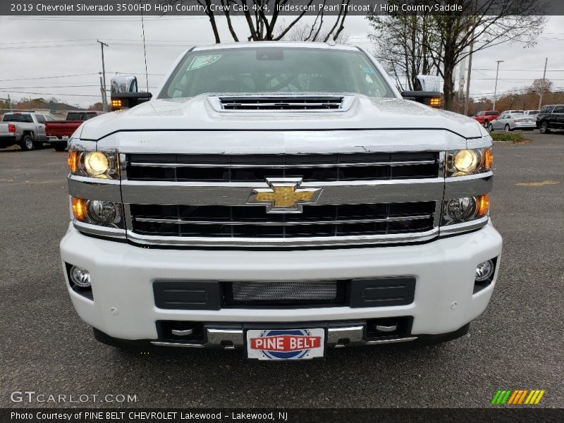 Iridescent Pearl Tricoat / High Country Saddle 2019 Chevrolet Silverado 3500HD High Country Crew Cab 4x4