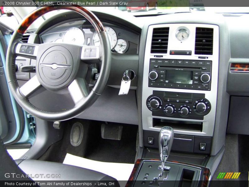 Clearwater Blue Pearl / Dark Slate Gray 2008 Chrysler 300 C HEMI