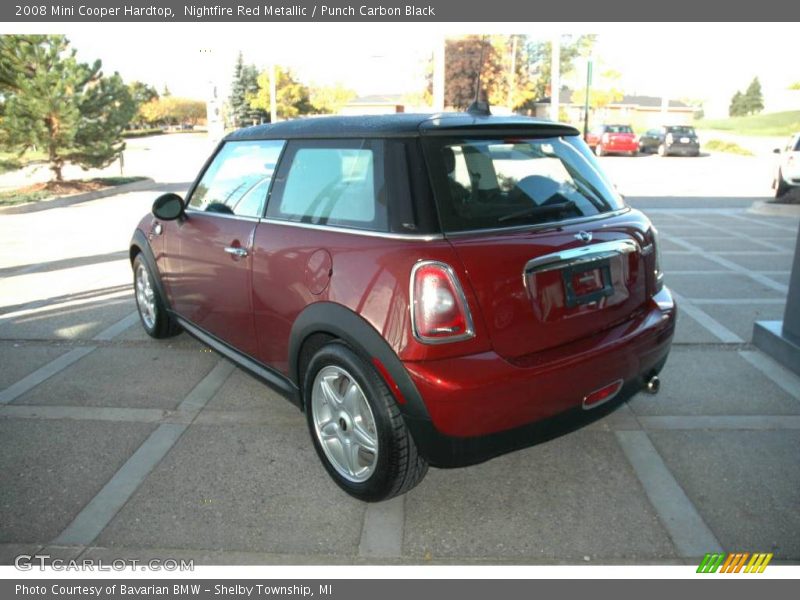 Nightfire Red Metallic / Punch Carbon Black 2008 Mini Cooper Hardtop