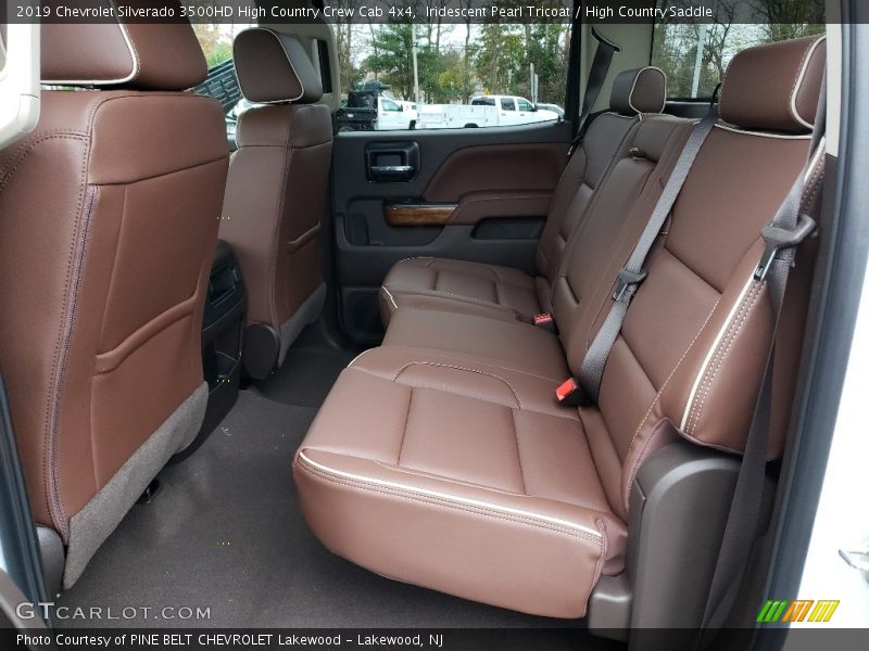 Rear Seat of 2019 Silverado 3500HD High Country Crew Cab 4x4