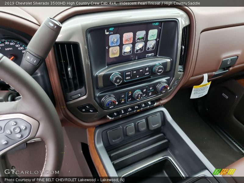Controls of 2019 Silverado 3500HD High Country Crew Cab 4x4