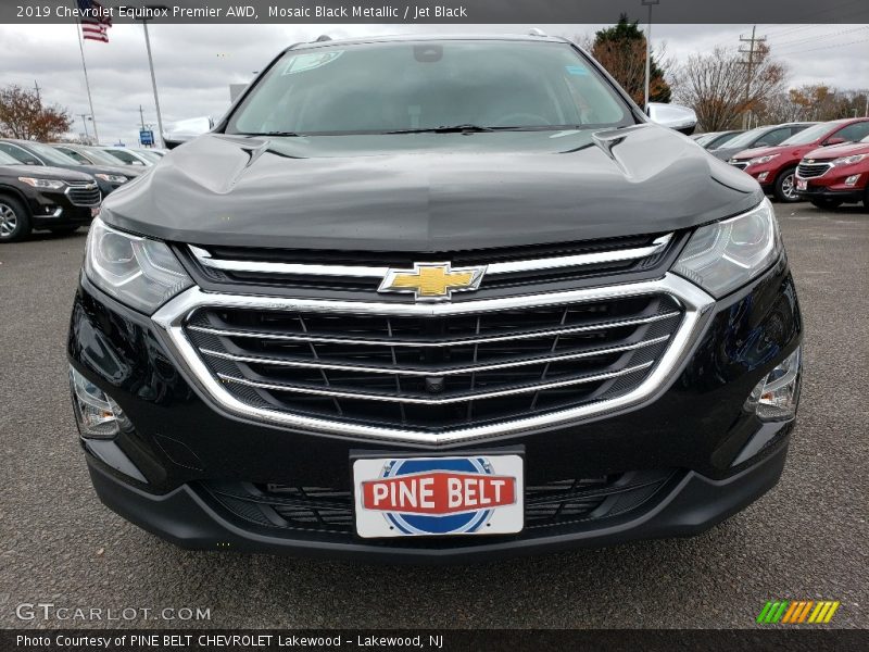 Mosaic Black Metallic / Jet Black 2019 Chevrolet Equinox Premier AWD