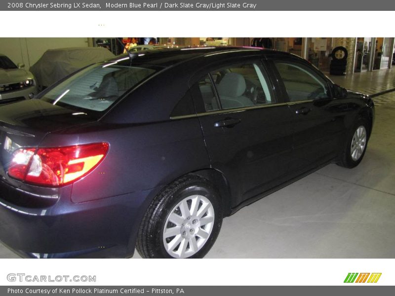 Modern Blue Pearl / Dark Slate Gray/Light Slate Gray 2008 Chrysler Sebring LX Sedan
