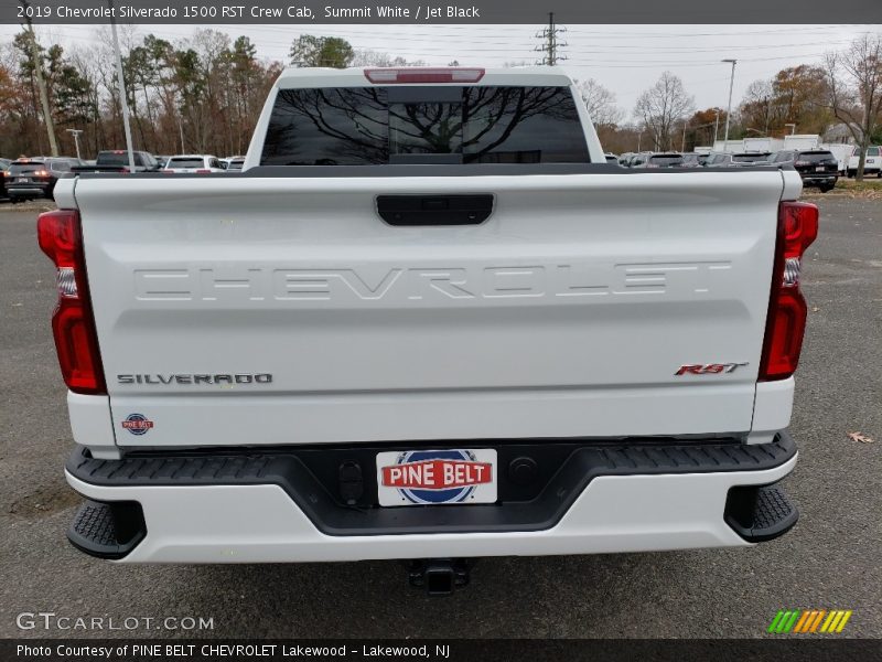Summit White / Jet Black 2019 Chevrolet Silverado 1500 RST Crew Cab
