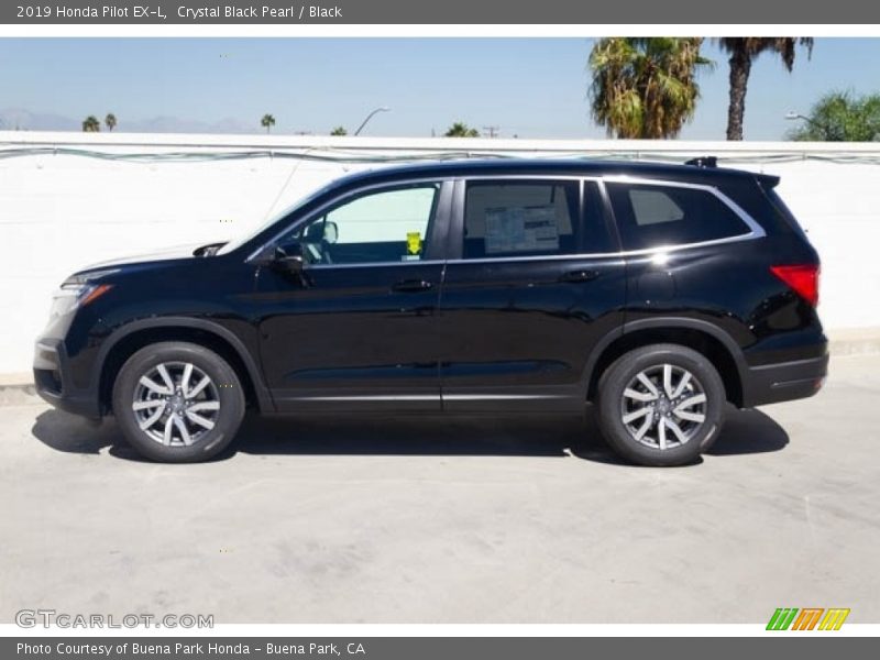 Crystal Black Pearl / Black 2019 Honda Pilot EX-L