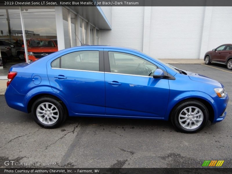 Kinetic Blue Metallic / Jet Black/­Dark Titanium 2019 Chevrolet Sonic LT Sedan