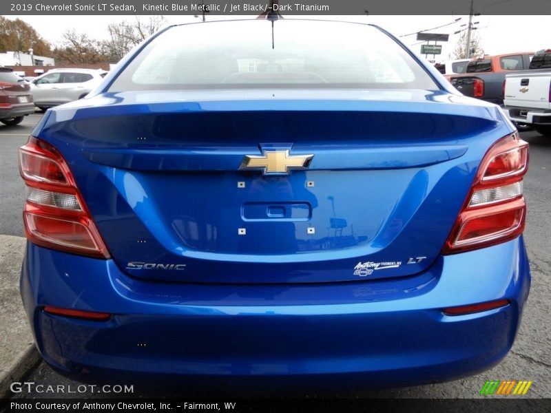 Kinetic Blue Metallic / Jet Black/­Dark Titanium 2019 Chevrolet Sonic LT Sedan