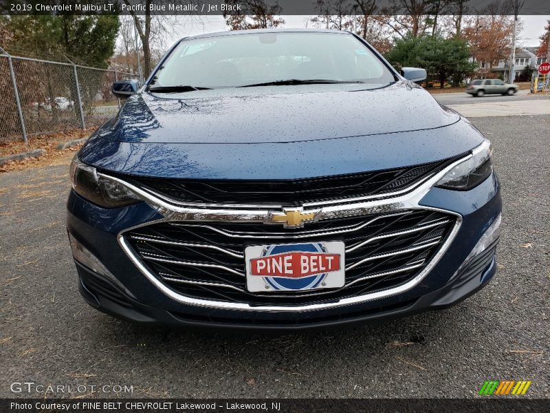Pacific Blue Metallic / Jet Black 2019 Chevrolet Malibu LT